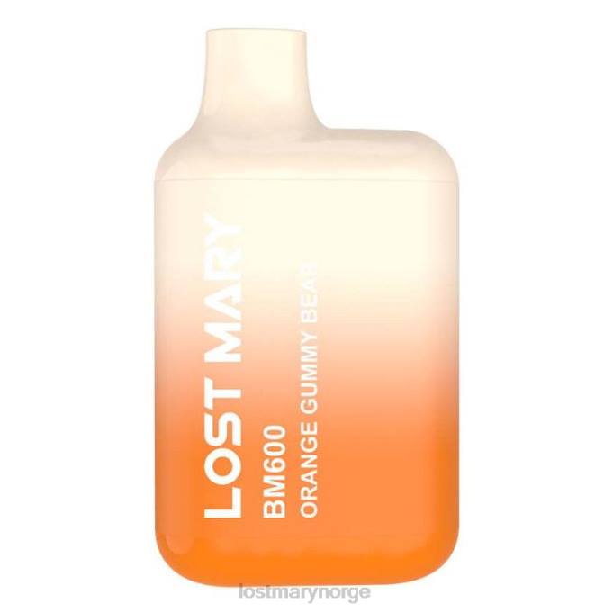 oransje gummibjørn
