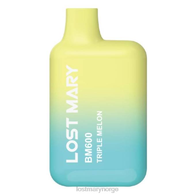 LOST MARY Vape Nikotin - tapt mary bm600 engangsvape trippel melon RB2V142