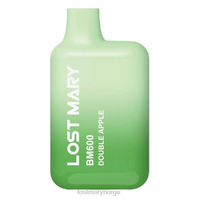 LOST MARY Vape Norge - tapt mary bm600 engangsvape dobbelt eple RB2V141