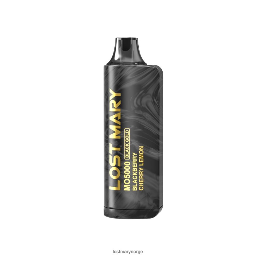 LOST MARY mo5000 sort gull engangs 10ml bjørnebær kirsebær sitron 600D601 | JNR Vape Price