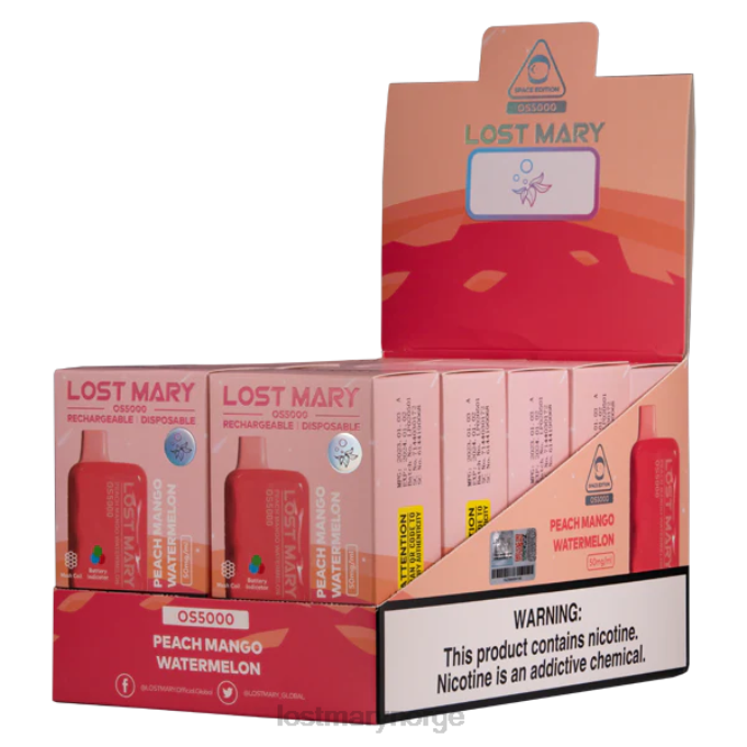 LOST MARY Norge - mistet mary os5000 fersken mango vannmelon RB2V54