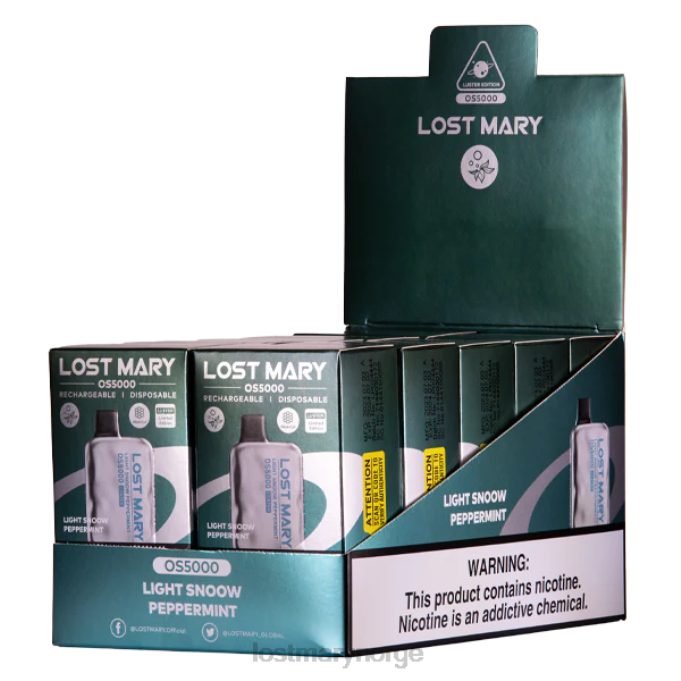 LOST MARY Norge - mistet mary os5000 glans lett snø peppermynte RB2V44