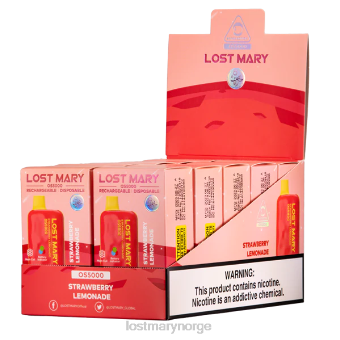 LOST MARY Online Store - mistet mary os5000 jordbær limonade RB2V68