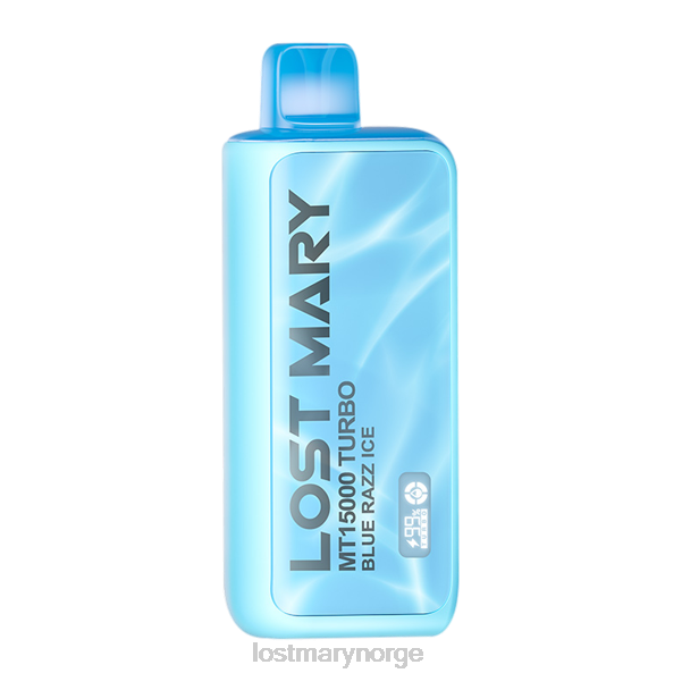 LOST MARY Vape - mistet mary mt15000 turbo blå razz is RB2V100