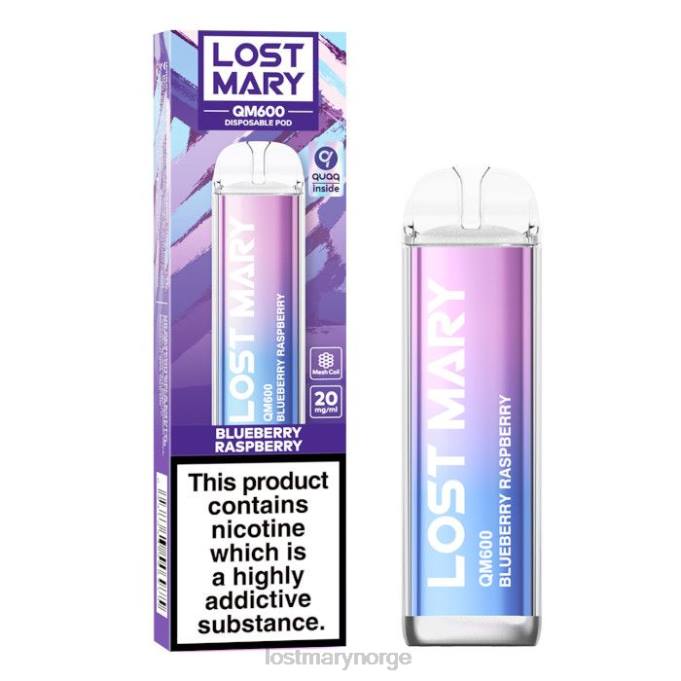 LOST MARY Online Store - tapt mary qm600 engangsvape blåbær bringebær RB2V158